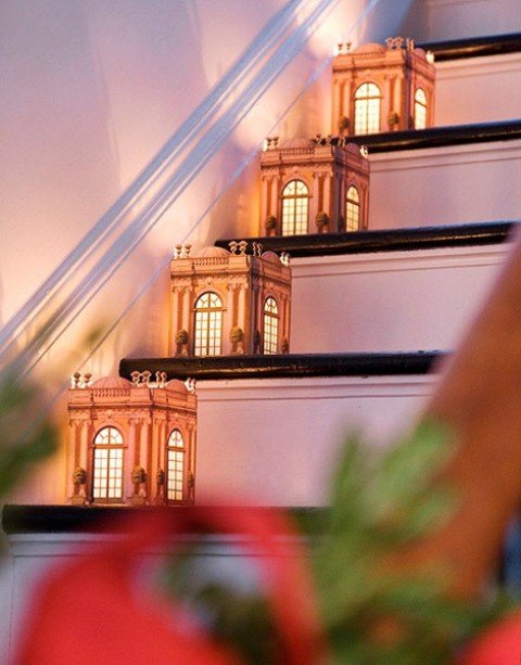30 Amazing Stairs Decoration Ideas For Christmas 30 Amazing Stairs Decoration Ideas For Christmas