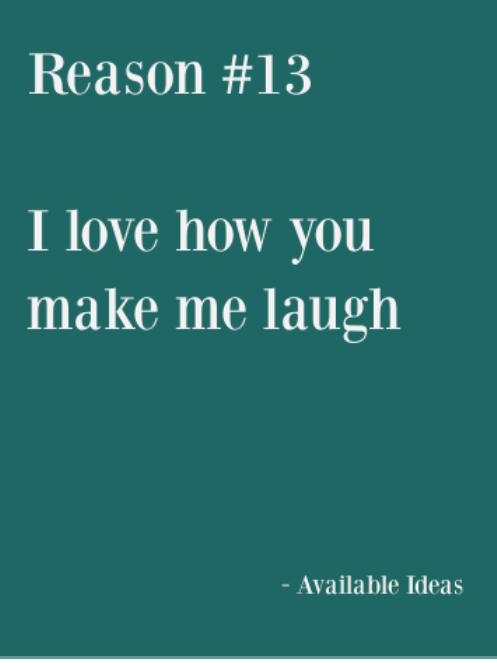 52 Reasons Why I Love You Love Quotes