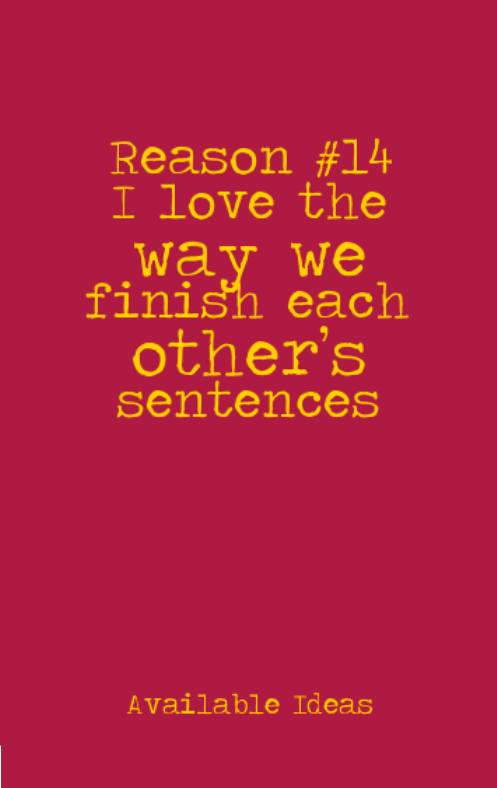52 Reasons Why I Love You Love Quotes