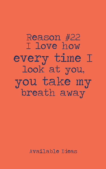 52 Reasons Why I Love You Love Quotes