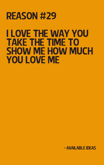 52 Reasons Why I Love You Love Quotes