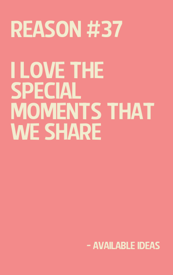 52 Reasons Why I Love You Love Quotes