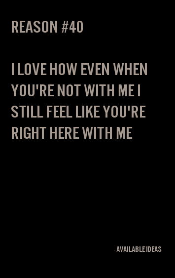 52 Reasons Why I Love You Love Quotes
