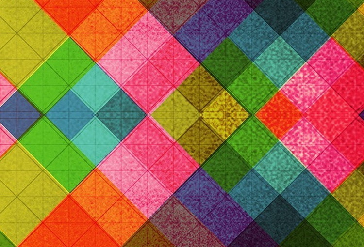 Multicolored Diamonds Pattern Abstract iPhone 6 Wallpaper