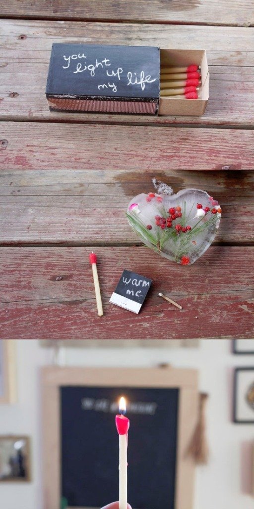 DIY Matchstick Beeswax Candles