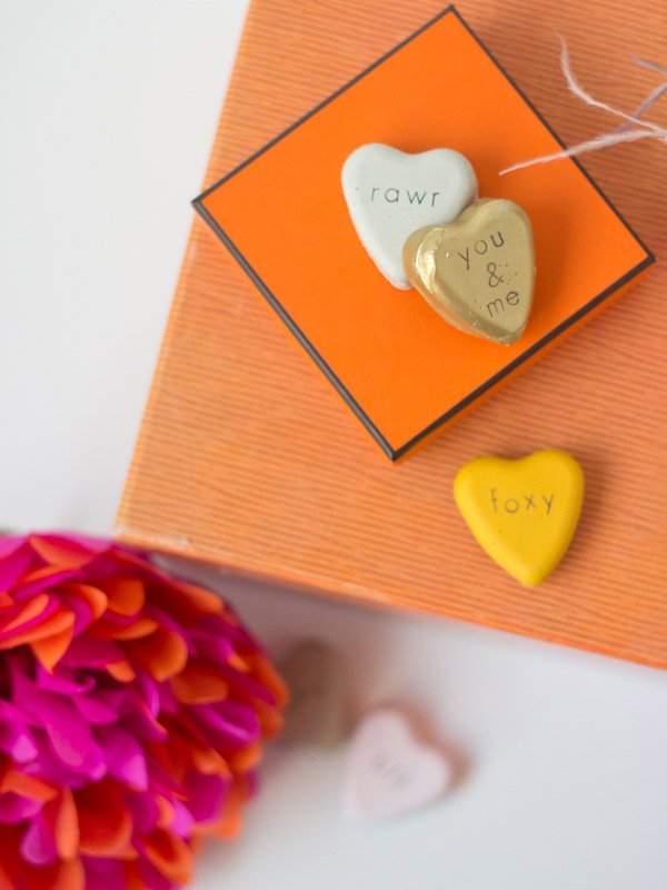 DIY Cement Valentines