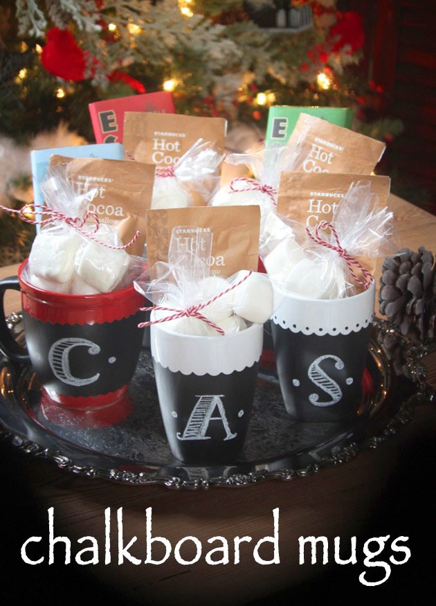 Chalkboard Painted Mugs