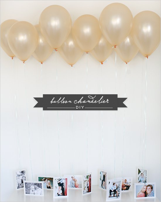 DIY Balloon Chandelier