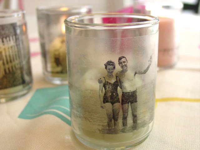 DIY Memory Candles
