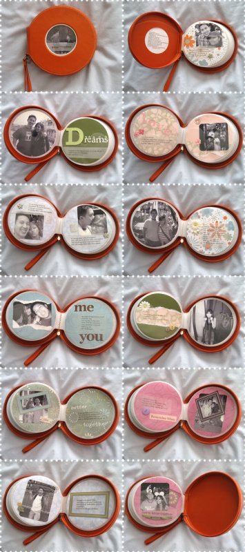 DIY CD Wallet Scrapbook