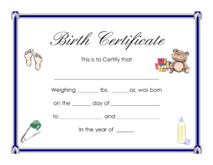 can my baby travel with birth certificate